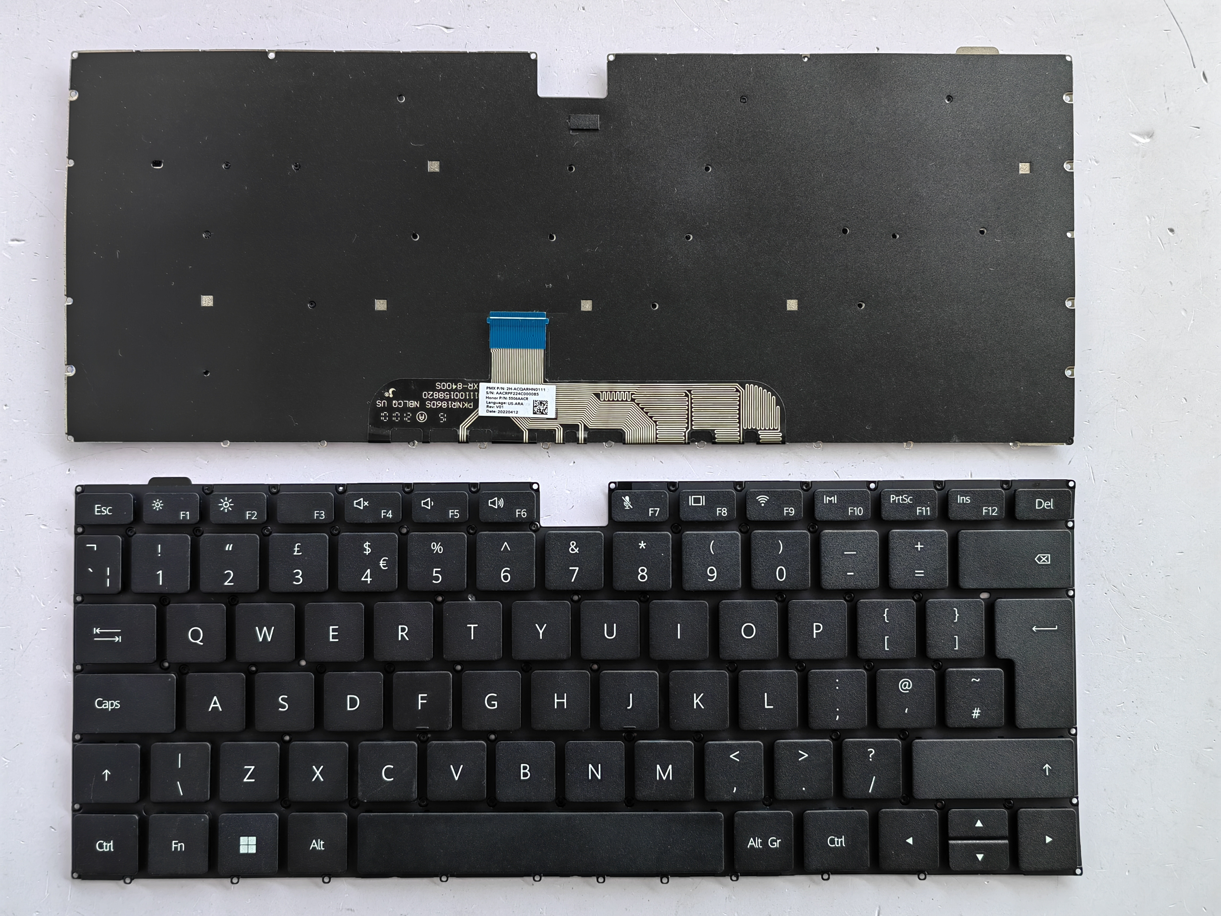 Picture of New Replacement Laptop Keyboard For HUAWEI W29/HBL-W29/matebook D14 BLACK UK Layout